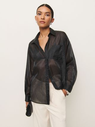 Eli Oversized Sheer Shirt