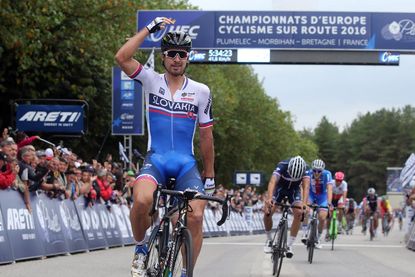 Peter Sagan wins the mens Elite 2016 European Road Championships