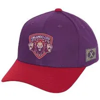 Orlando City  SC Mitchell & Ness 10th Anniversary Pro Adjustable Hat - Purple