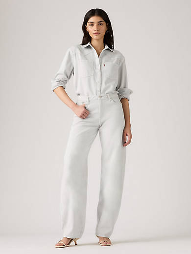 Baggy Dad Barrel Women&#039;s Jeans