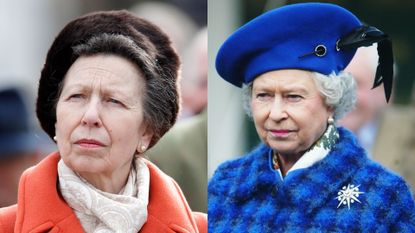 Princess Anne’s tribute to Queen Elizabeth’s legacy. Seen here are both at Cheltenham Festival