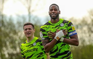 Forest Green Rovers v Oldham Athletic – Sky Bet League Two – The Fully Charged New Lawn