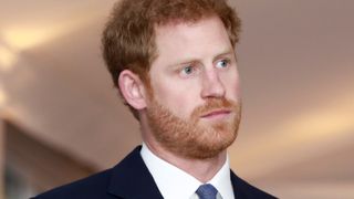 Prince Harry attends The Landmine Free World 2025 reception on International Mine Awareness Day at The Orangery on April 4, 2017 in London, England. 2017