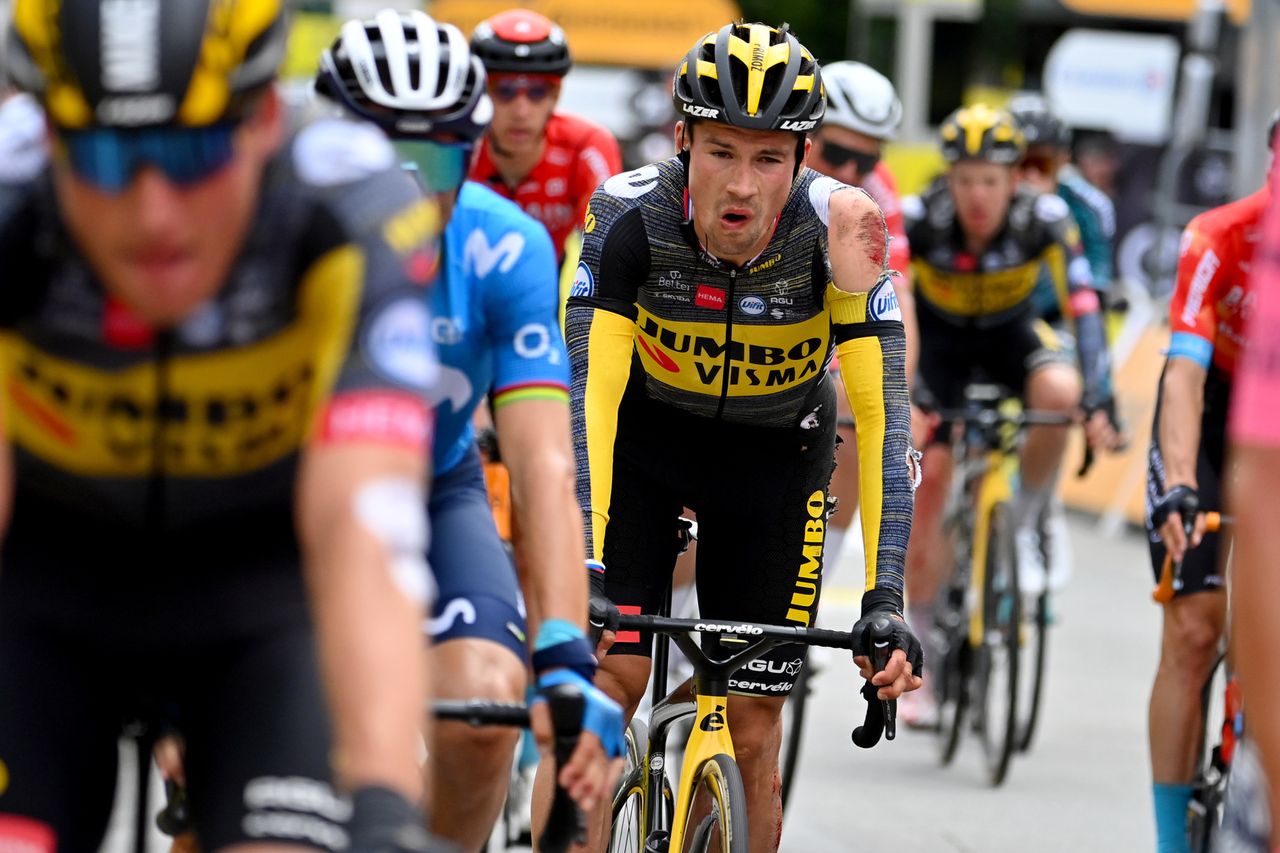 Tour de France 2021 108th Edition 3rd stage Lorient Pontivy 1829 km 28062021 Primoz Roglic SLO Jumbo Visma photo POOL David StockmanBettiniPhoto2021