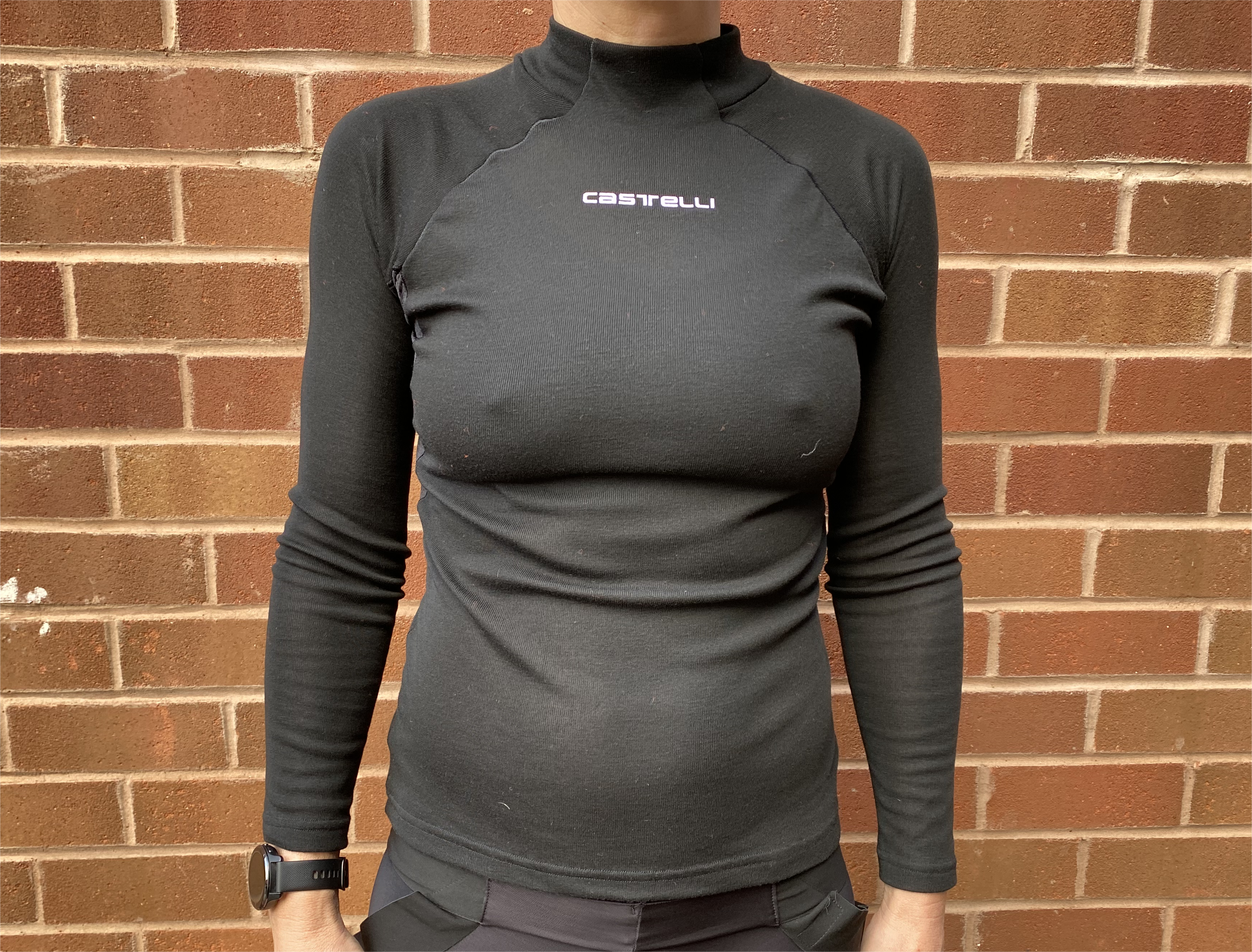 Front view of base layer