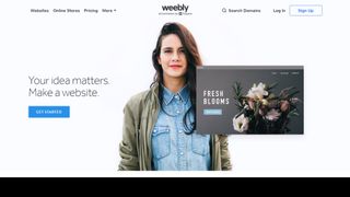 Website screenshot for Weebly