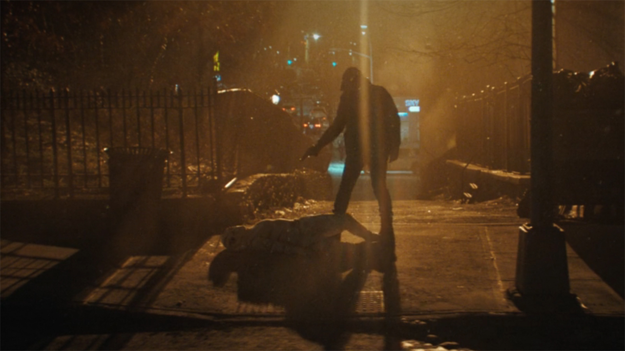 A gunman standing over White Tiger in Daredevil: Born Again episode 3