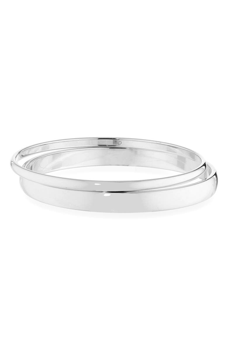 Set of 2 Demi Fine Bangle Bracelets