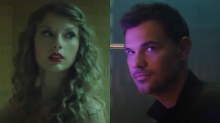 Taylor Swift and Taylor Lautner in I Can See You music video