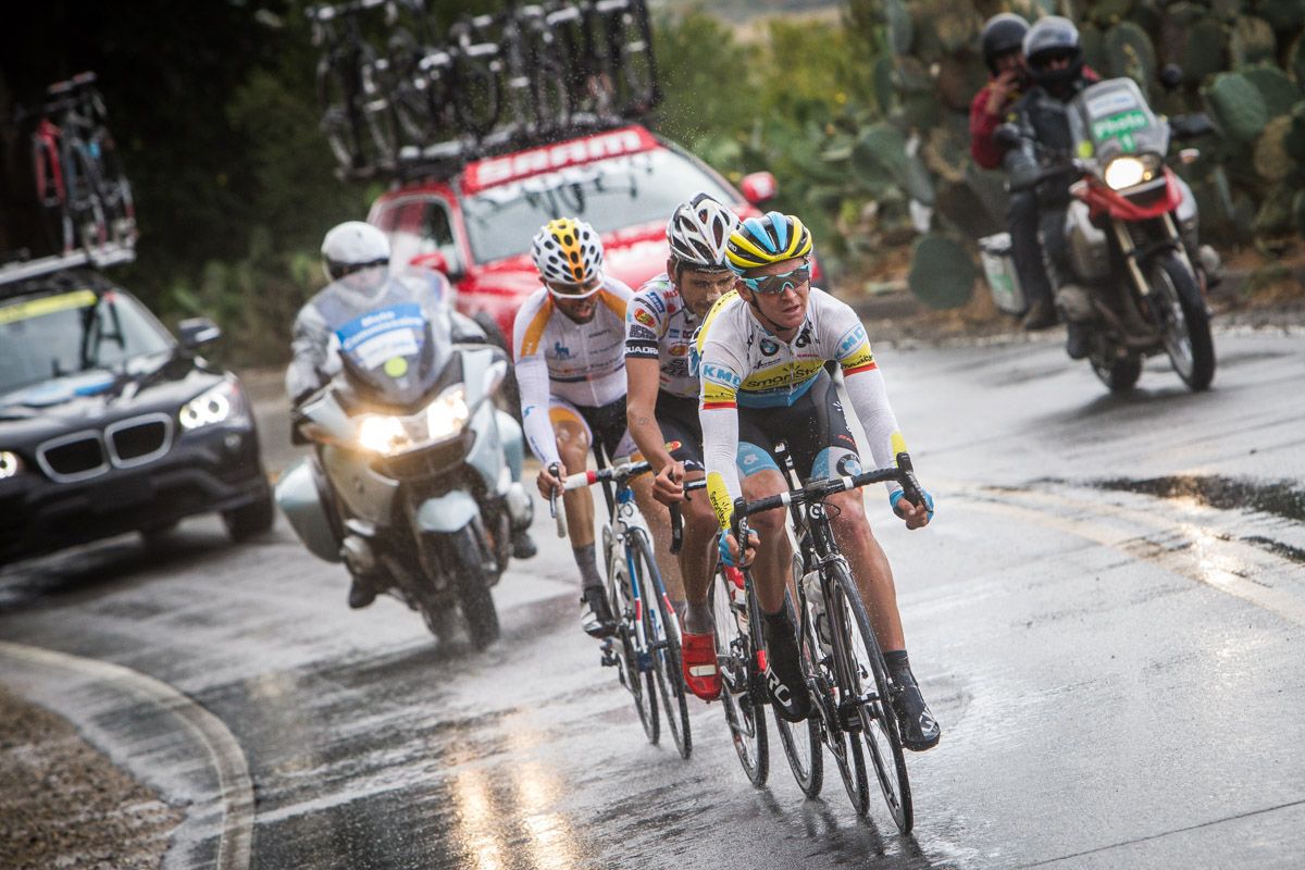 Chris Butler (SmartStop) chased hard to try to make it to the break