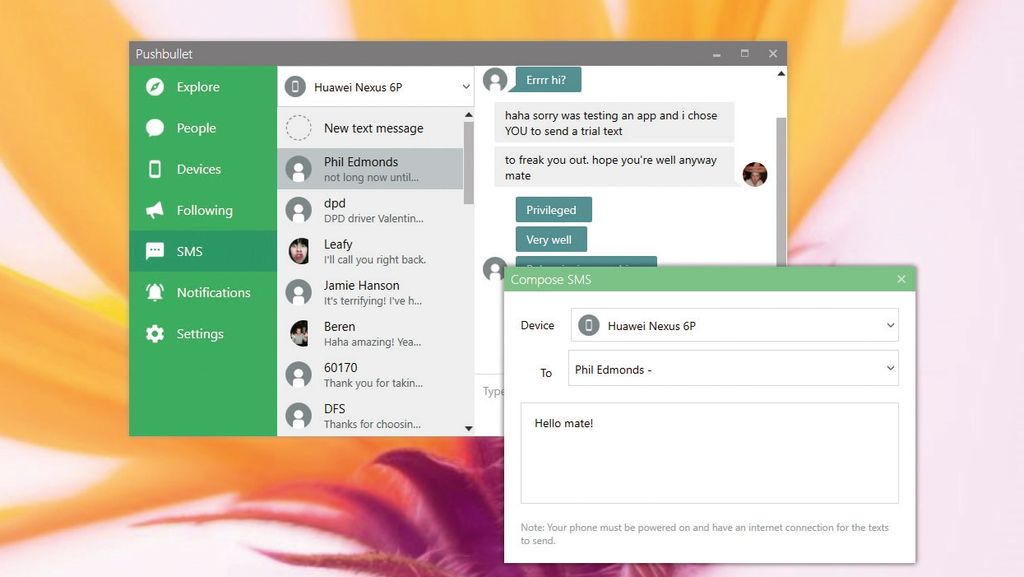 How to send and receive texts and calls from your windows pc techradar
