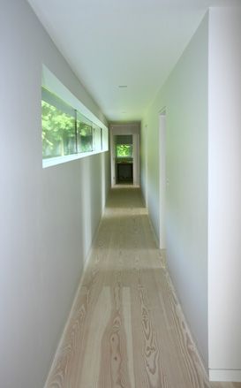 A corridor on the ground floor