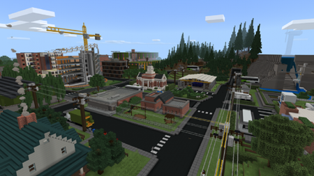 Minecraft: Education Edition Sustainability City map