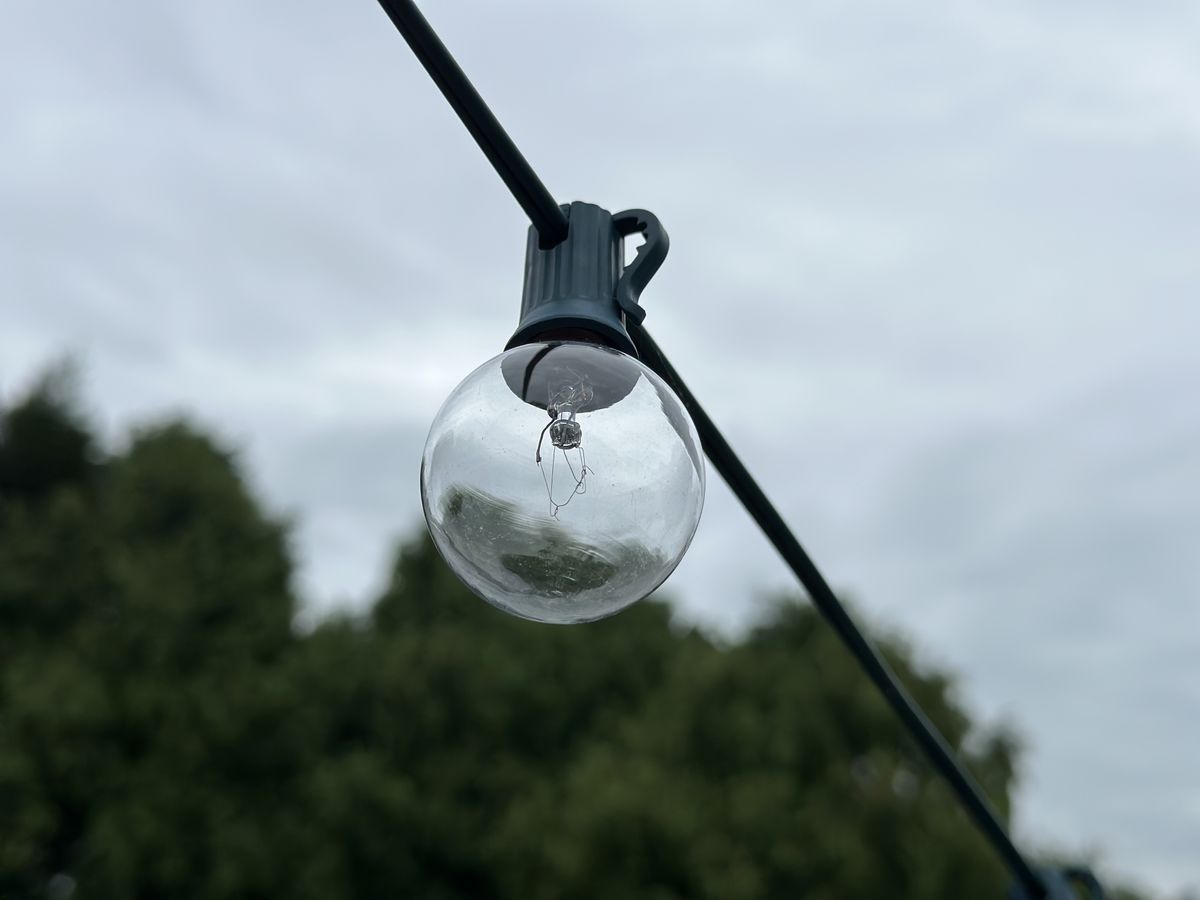 Apple iPhone 14 Pro main camera backyard light
