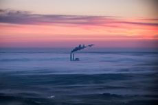 A coal-burning power plant near Bismarck, North Dakota, on July 30, 2013.