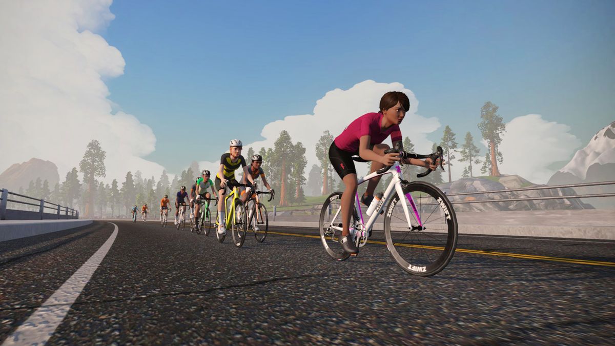 Zwift woman&#039;s group ride