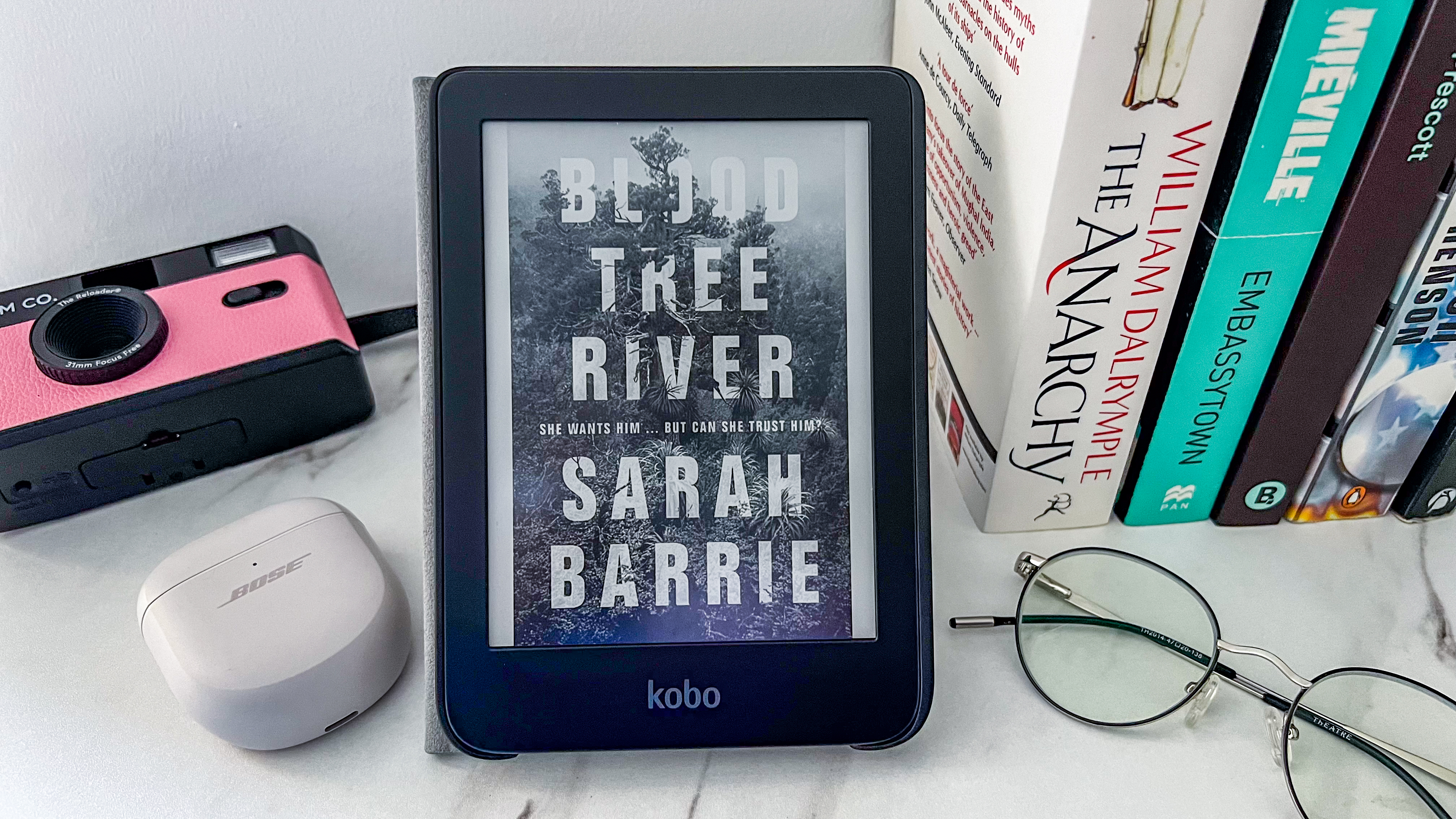 A book cover displayed on the Kobo Clara BW ereader