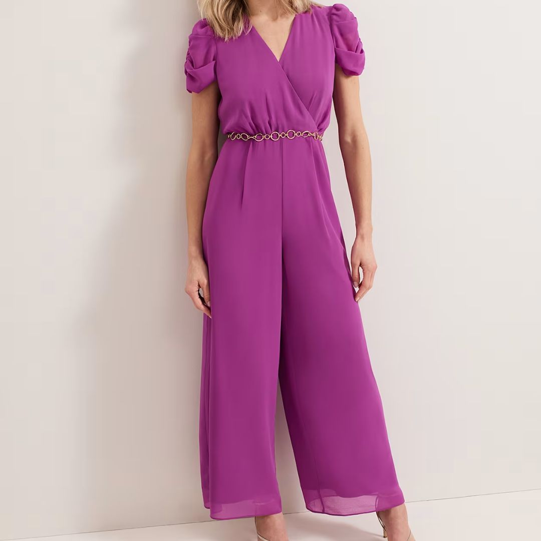 Phase Eight Purple Helene Jumpsuit