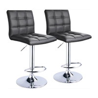 Leopard Modern Square PU Leather Adjustable Bar Stools (set of 2): was $159 now $119 @ Amazon
