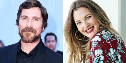 Christian Bale and Drew Barrymore 