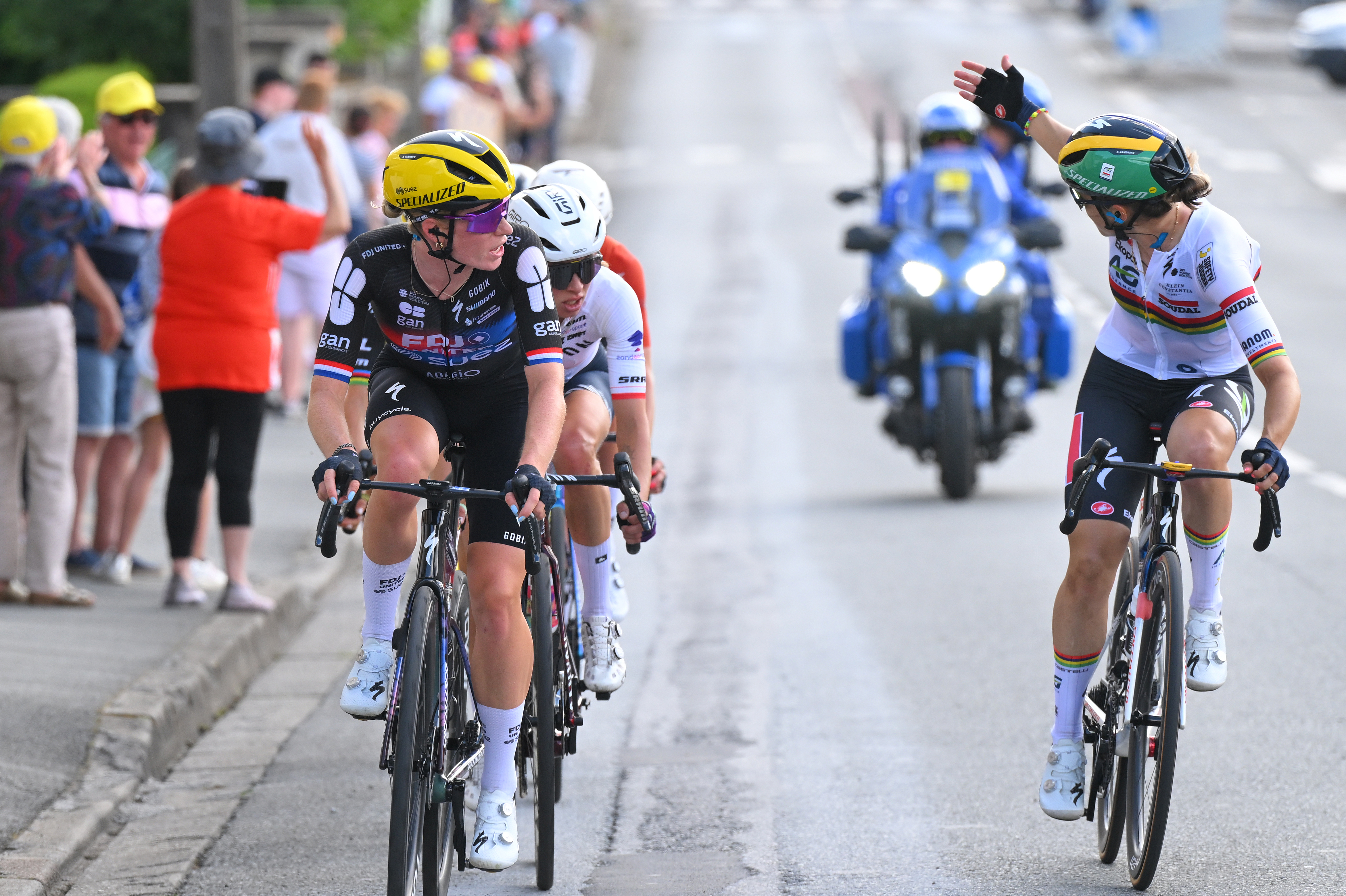 Kim Le Court at the Tour de France Femmes