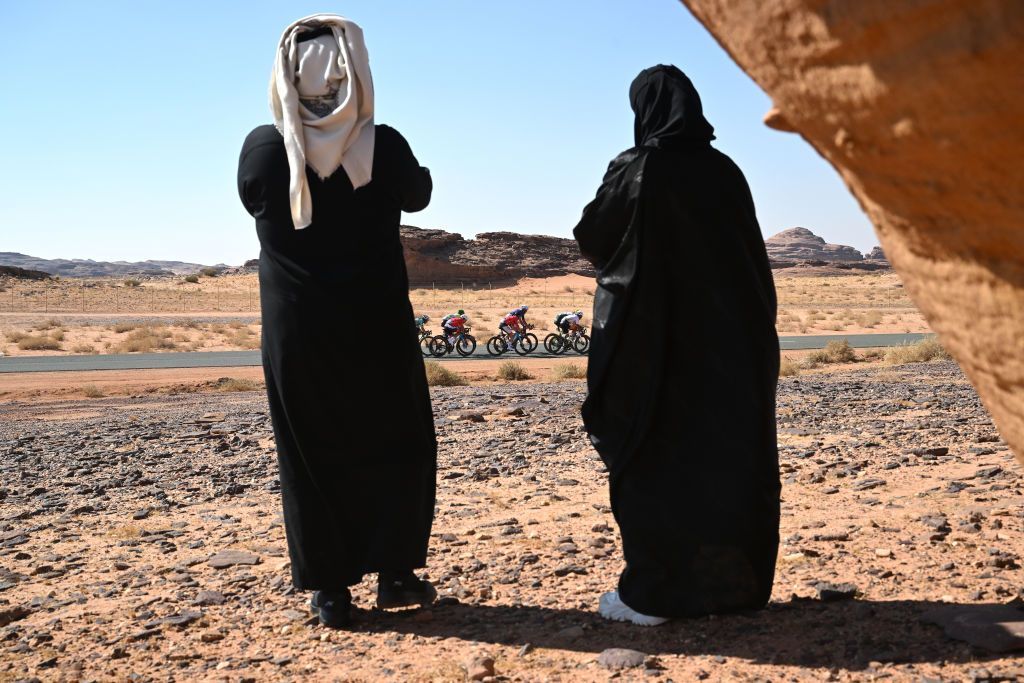 The AlUla Tour had some spectators