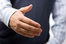 man's hand