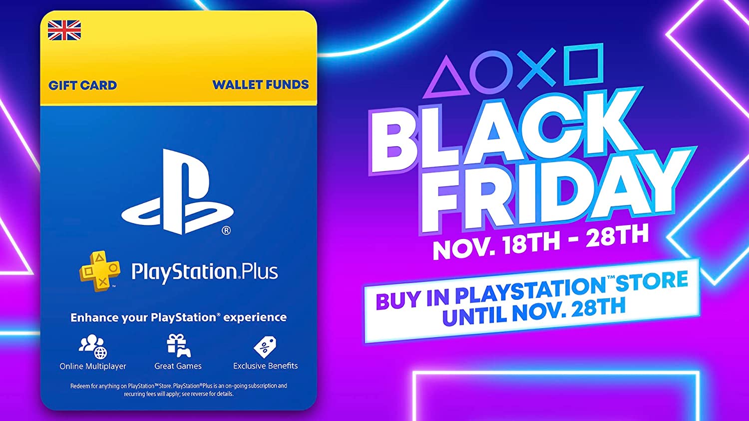 PlayStation Plus Black Friday deals banner
