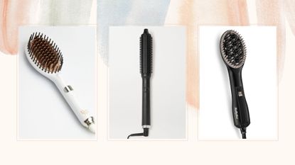 three of the best hair straightener brushes for 2023 from Beauty Works, Net-a-Porter, Babyliss
