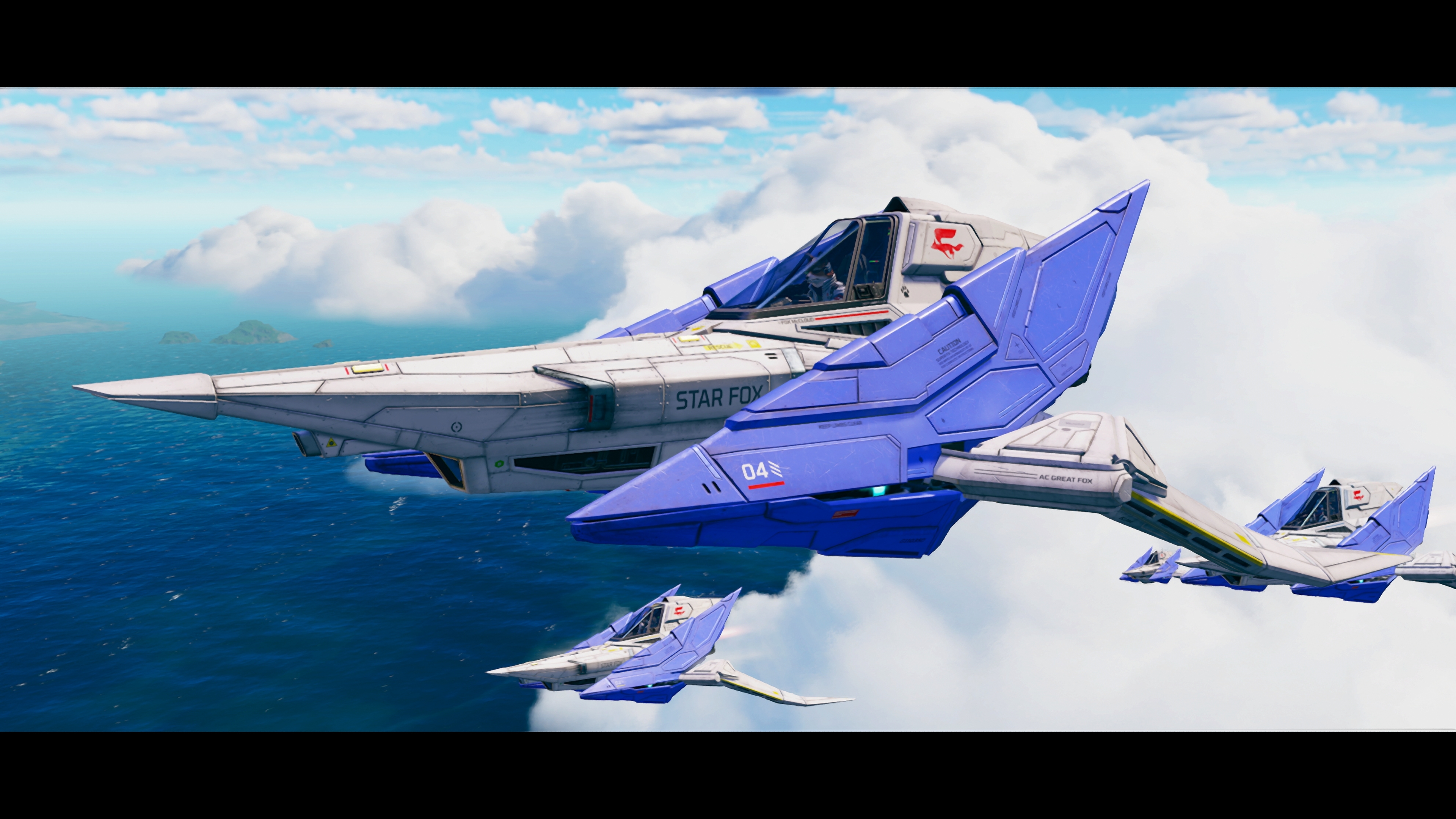 Screens from Star Fox on Nintendo Switch 2