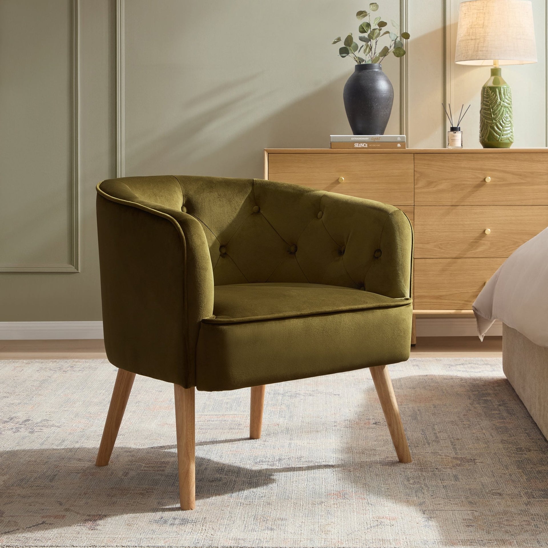Margo Accent Chair - Rich Green