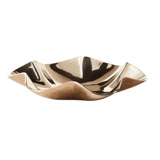 Lulu Polished Brass Catchall Dish