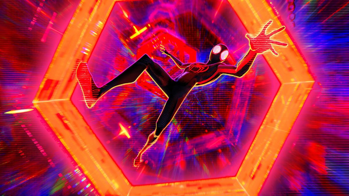 Spider-Man in Across the Spider-Verse.