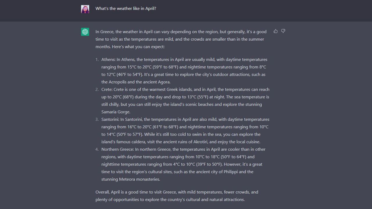 I asked ChatGPT to plan my vacation