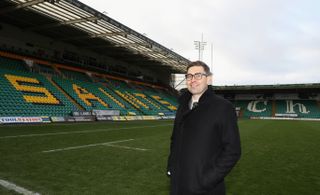 Mark Darbon after being appointed Northampton Saints rugby CEO in 2017