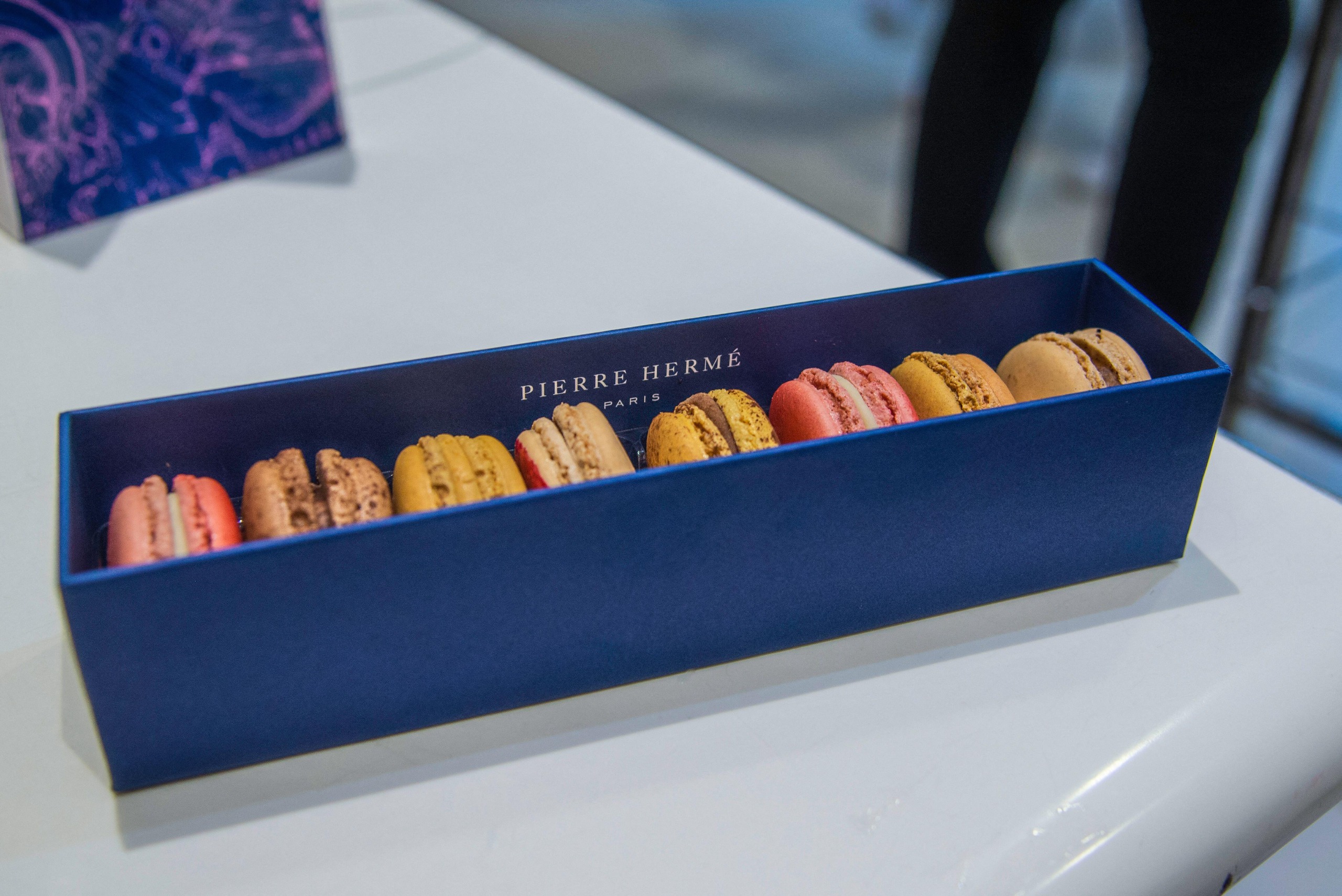 A box of macarons from Pierre Herm&amp;eacute;