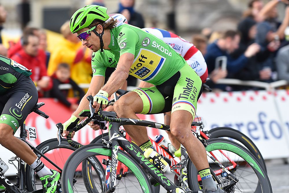 Peter Sagan (Tinkoff-Saxo) wins his fourth green jersey