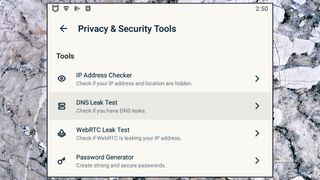 Screenshot of ExpressVPN's extra security tools