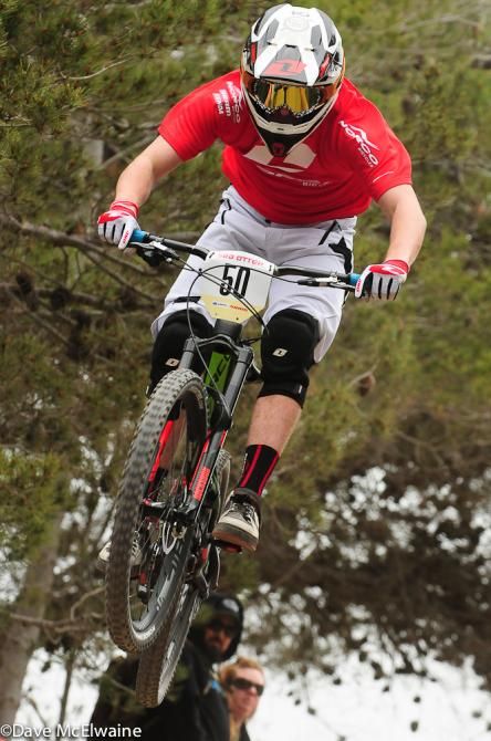 Alexander Geddes from Whistler is no stranger to technical riding