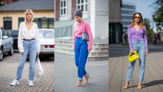 mom jean outfits: street style
