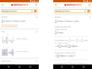 Wolfram Alpha (Android, iOS: $2.99)