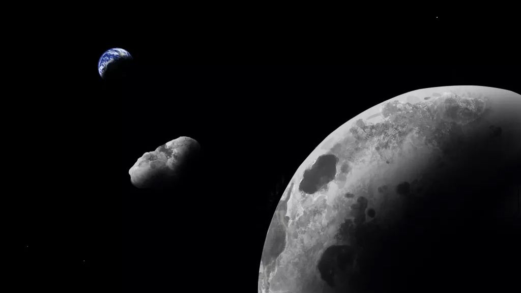 Une nouvelle étude suggère qu’un morceau de la Lune semble orbiter près de la Terre
