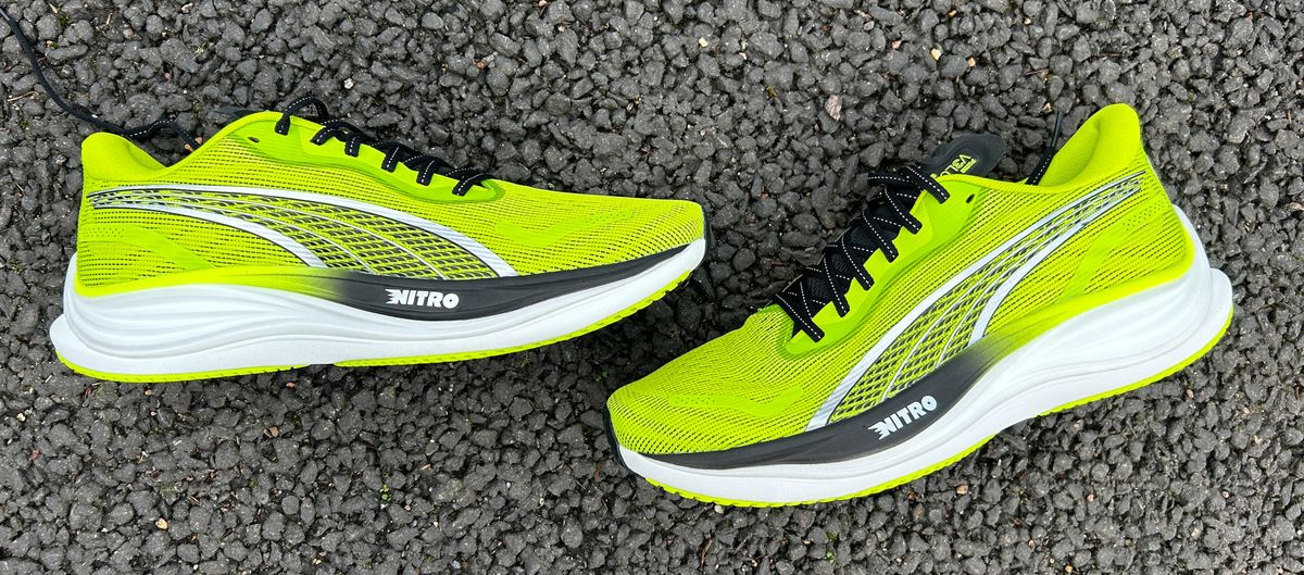 Puma Velocity Nitro 3 running shoes on Tarmac