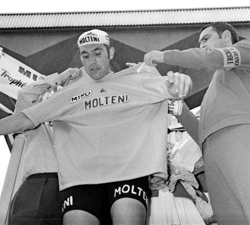 Another yellow jersey for Eddy Merckx in 1971.