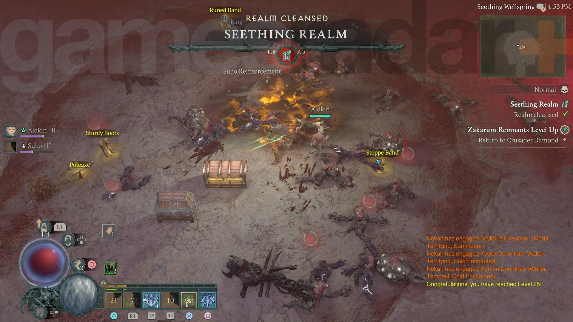 Cómo derrotar a Diablo 4 Realmwalkers y completar Seething Realms