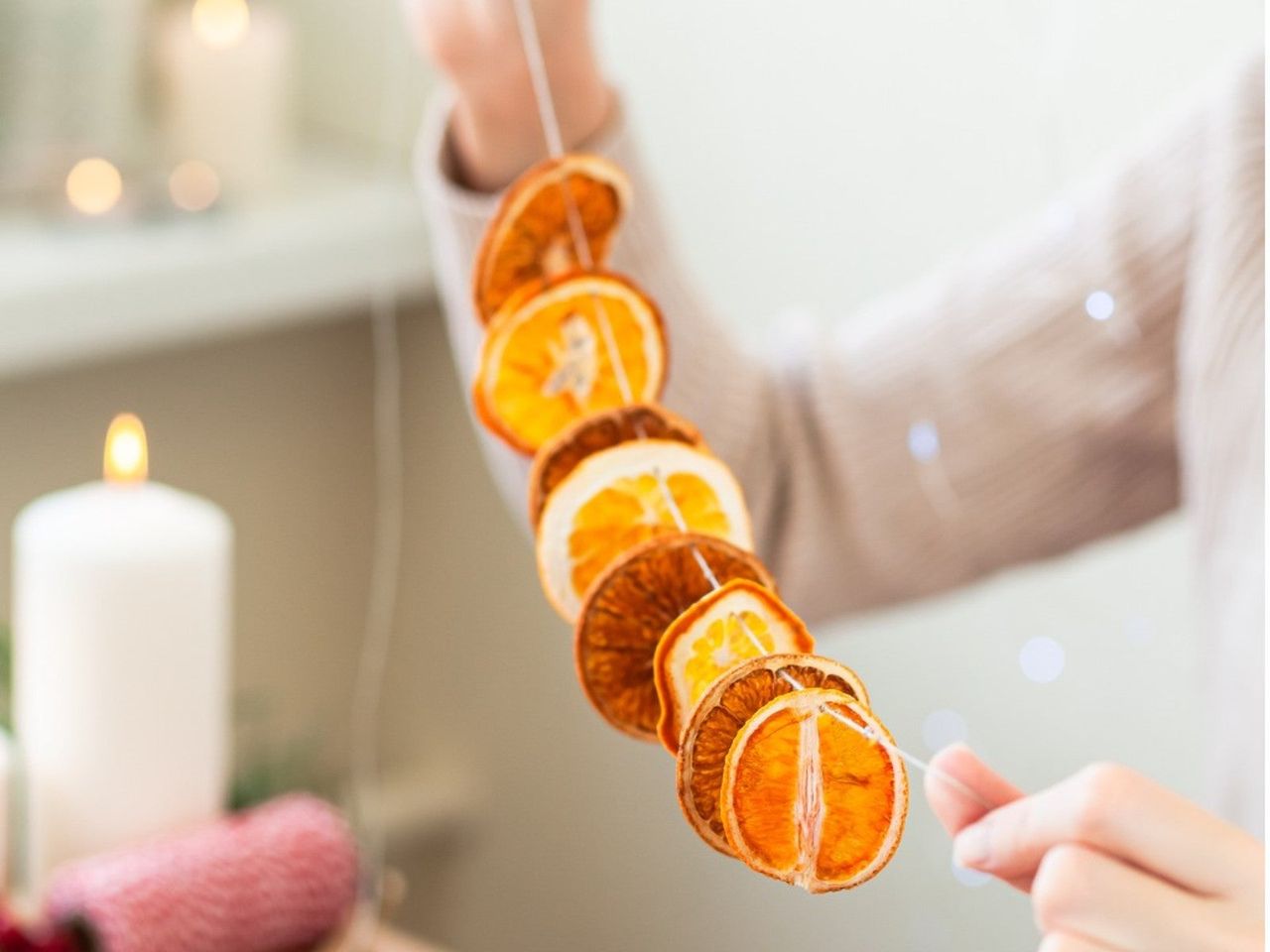 Dried Fruit Slices For A Natural Holiday Garland