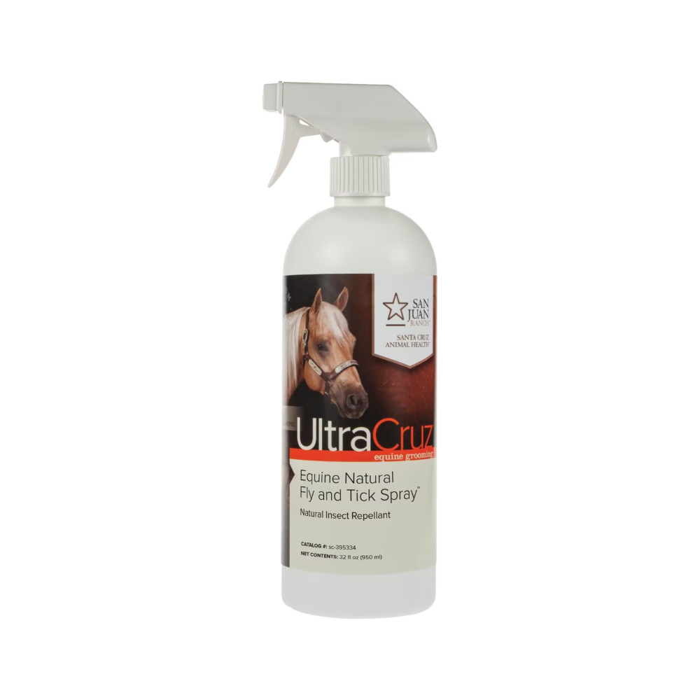UltraCruz Natural Horse Fly & Tick Spray, one of the best fly sprays for horses