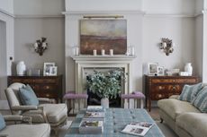 Living room by Sims Hilditch looking towards fireplace