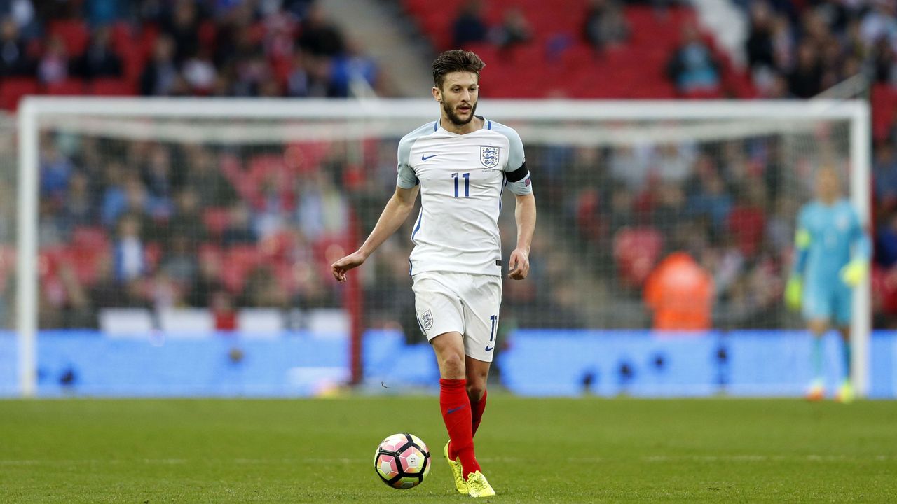 Adam Lallana of England 