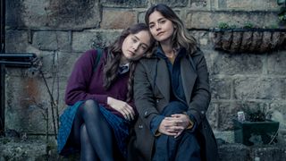 Hannah (RUBY STOKES);Ember (JENNA COLEMAN) in The Jetty